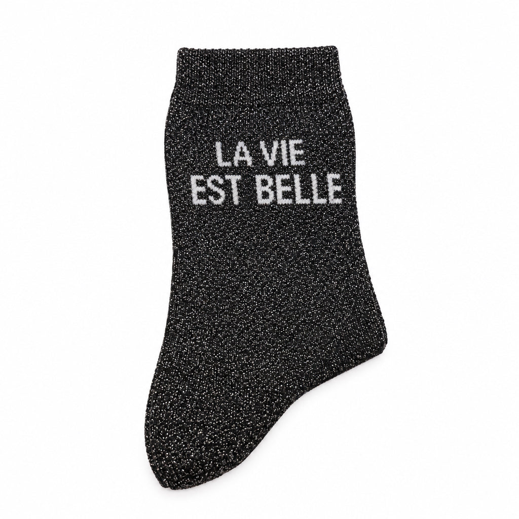 Chaussettes "La vie est belle"