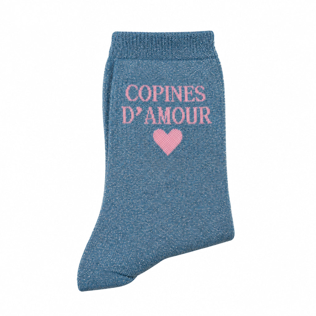 Chaussettes "Copines d'amour ♡"