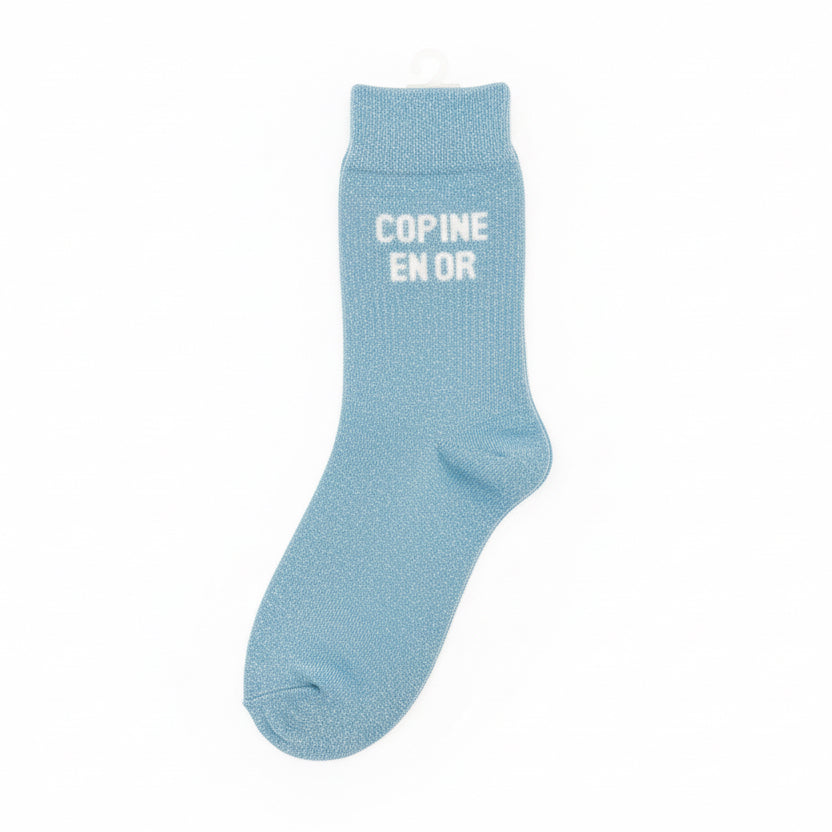 Chaussettes "copine en or"