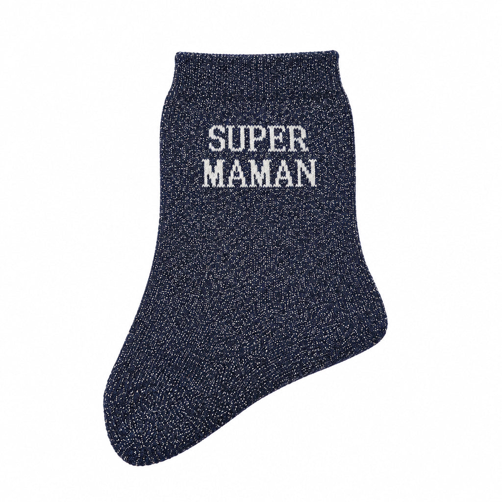 Chaussettes "Super maman"