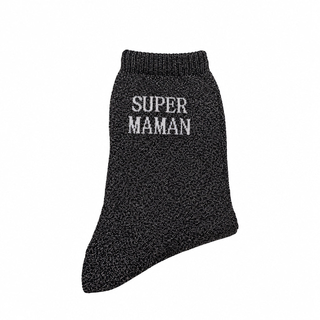 Chaussettes "Super maman"