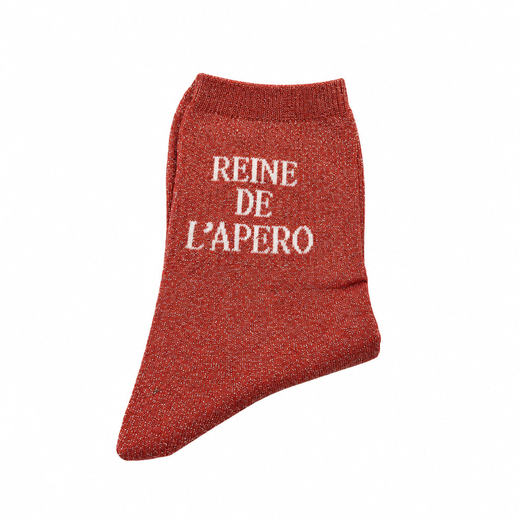 Chaussettes "Reine de l'apéro"