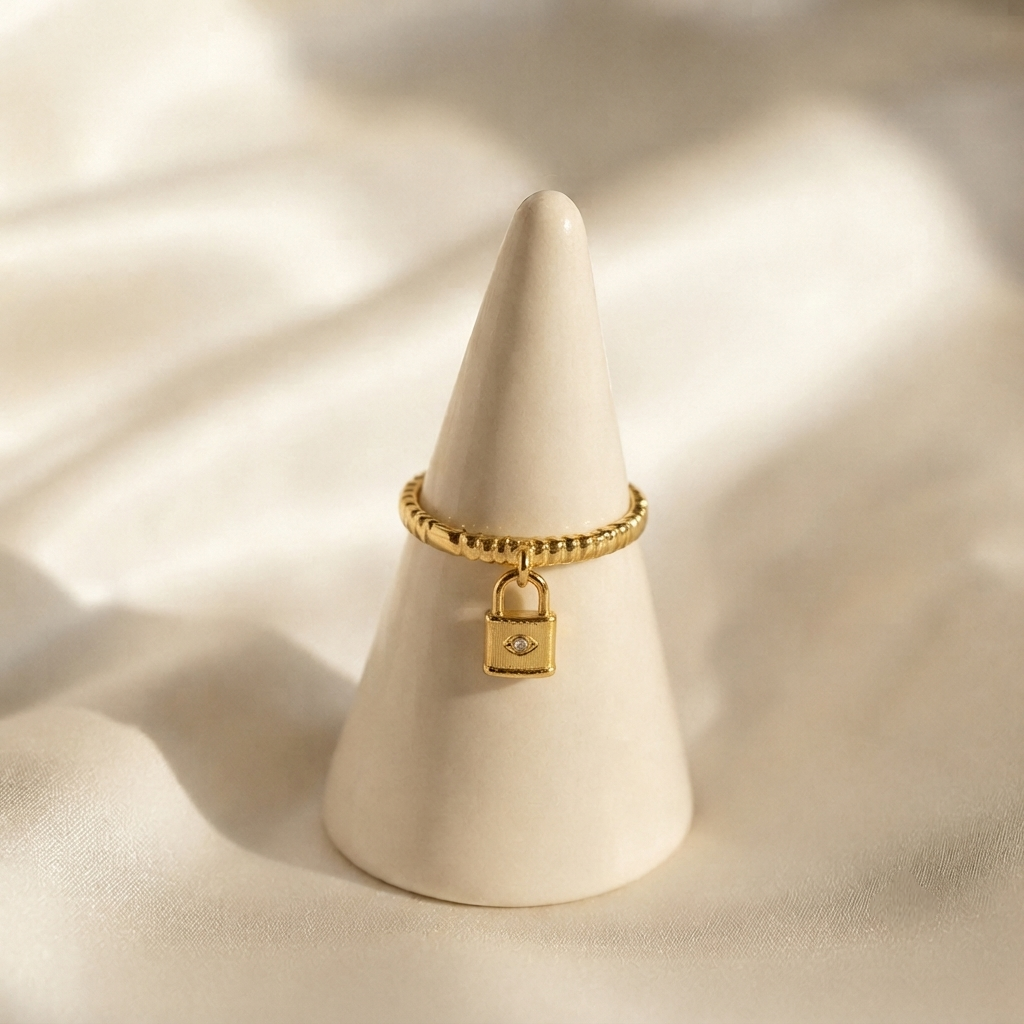Bague breloque Luna