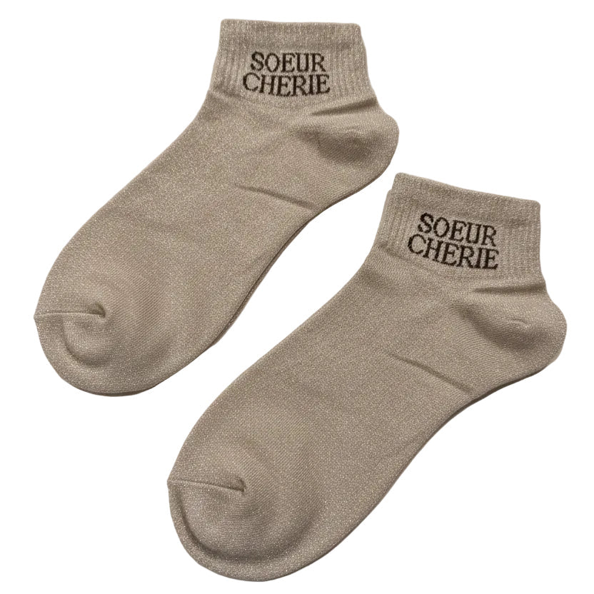 Socquettes "Sœur chérie"
