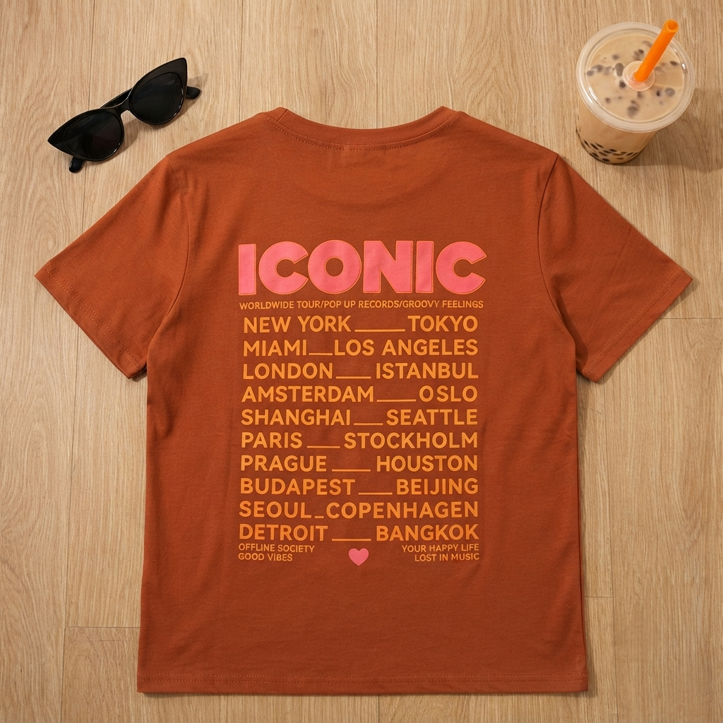 T-shirt oversize ‘’Iconic’’