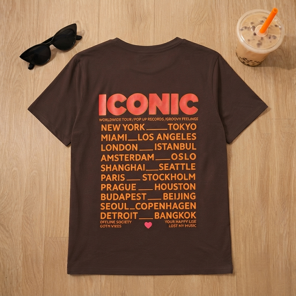 T-shirt oversize ‘’Iconic’’