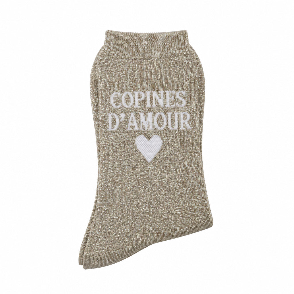 Chaussettes "Copines d'amour ♡"