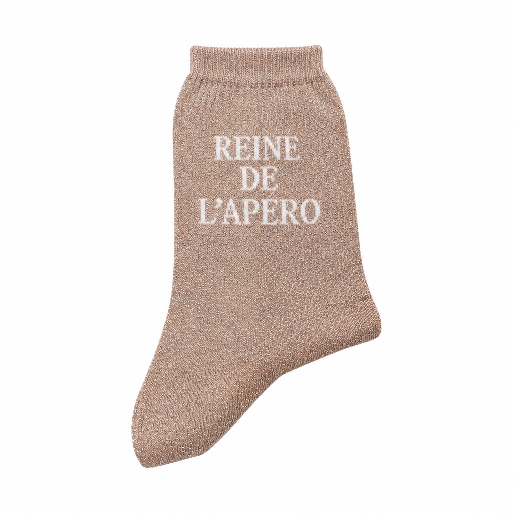 Chaussettes "Reine de l'apéro"