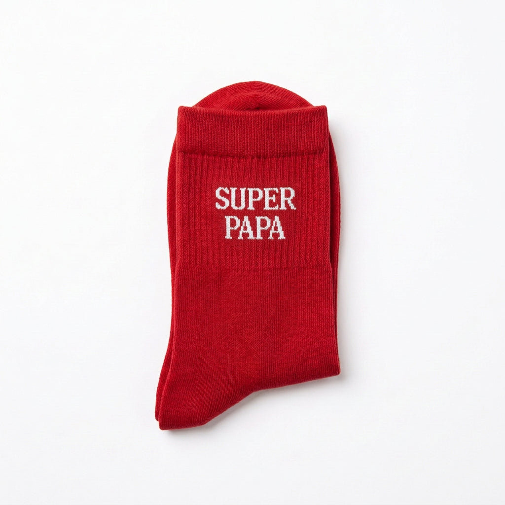 Chaussettes "Super papa"