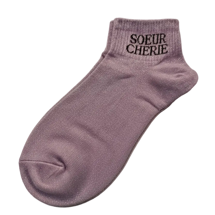 Socquettes "Sœur chérie"