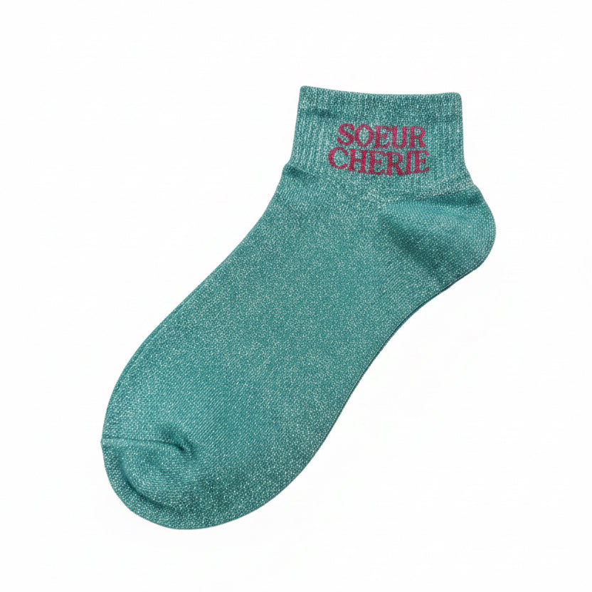 Socquettes "Sœur chérie"