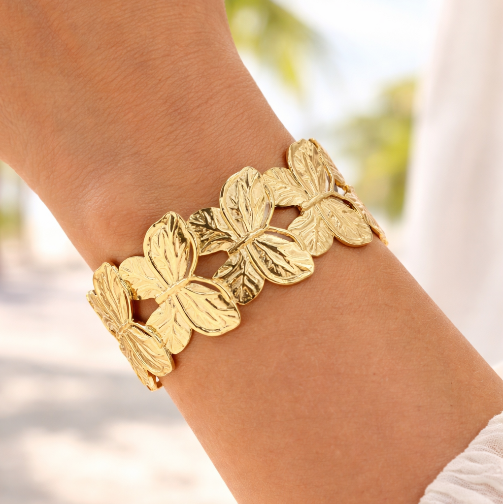 Bracelet manchette Papillon