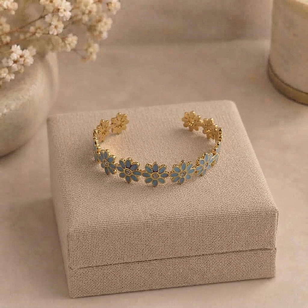 Bracelet jonc Marguerite