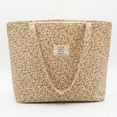 Cabas "La vie est belle"