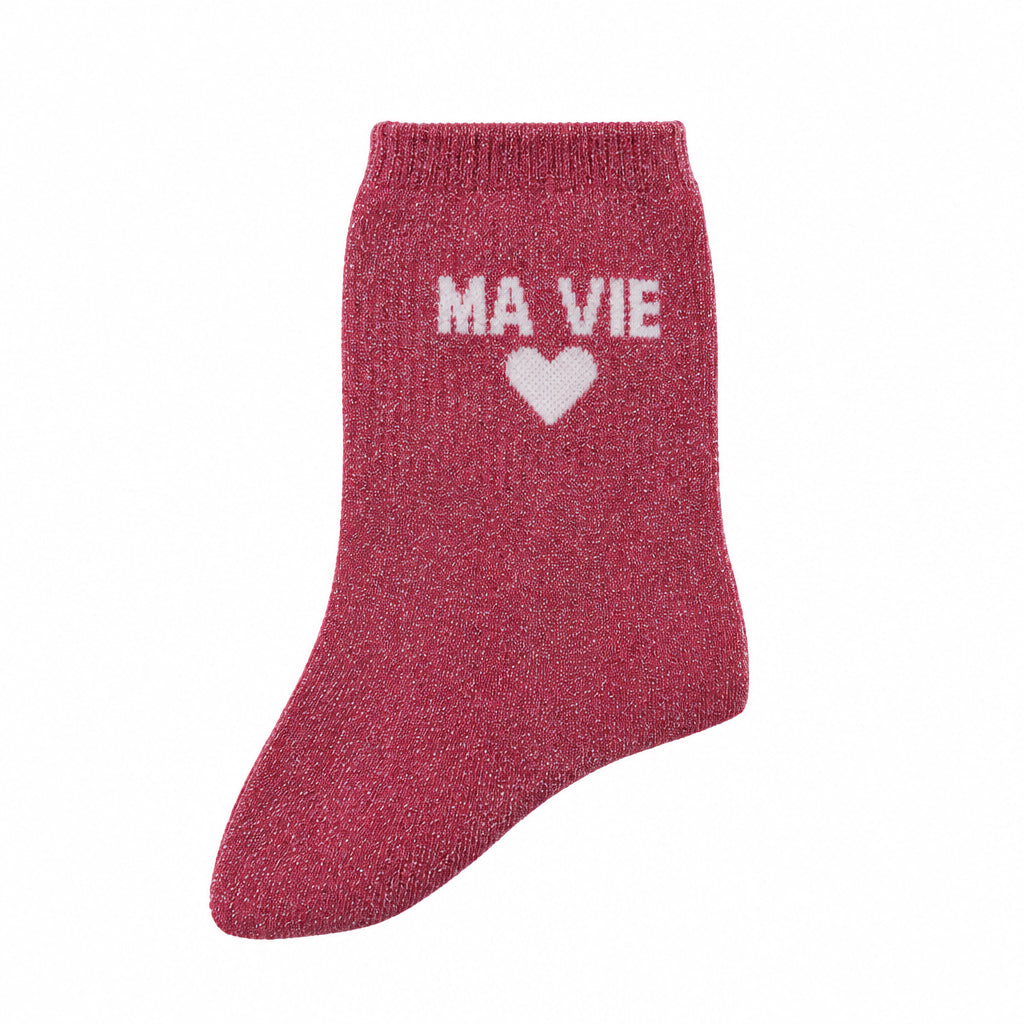 Chaussettes "Ma vie ♡"