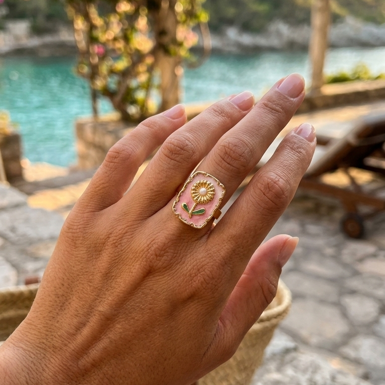 Bague Tournesol