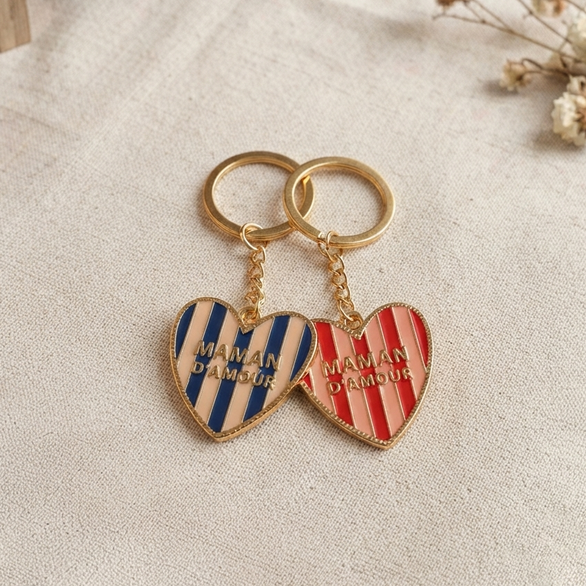 Porte-clés "Maman d'amour"