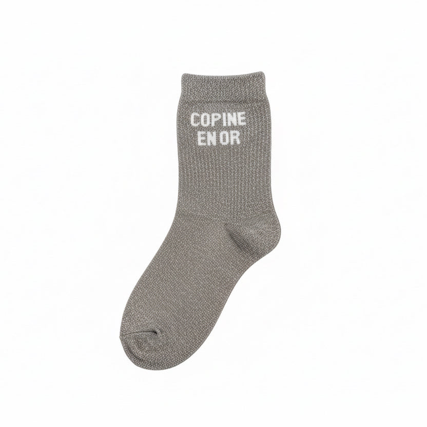 Chaussettes "copine en or"