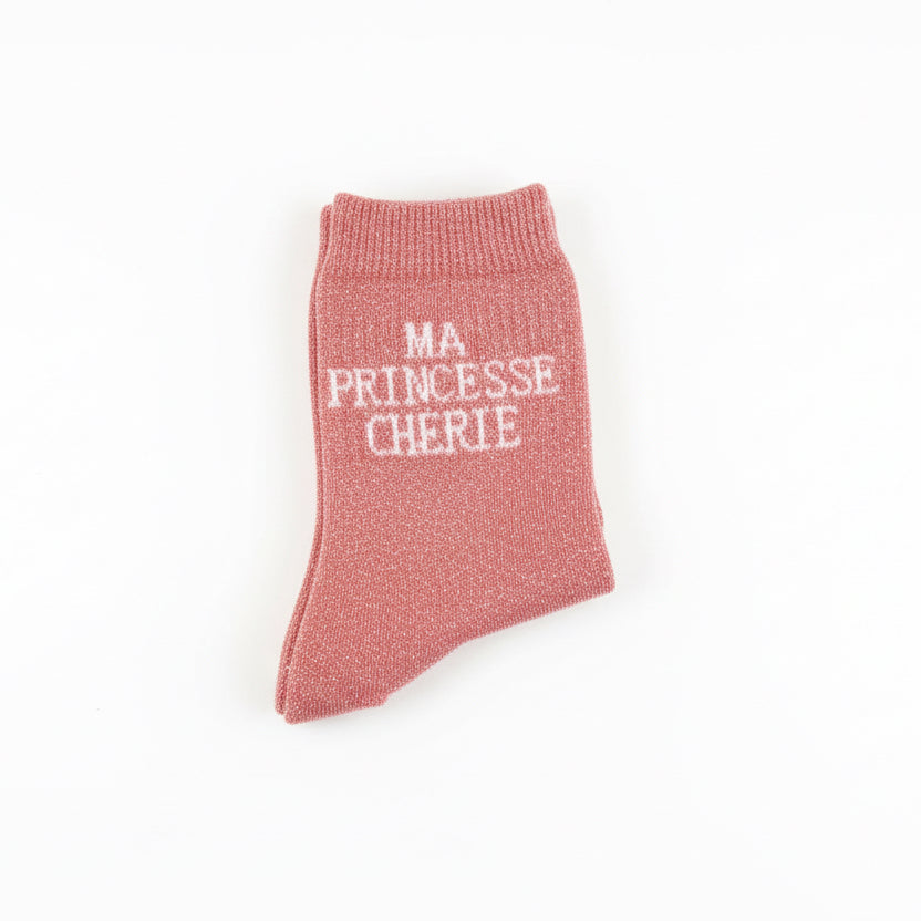 Chaussettes enfant "Ma princesse chérie"