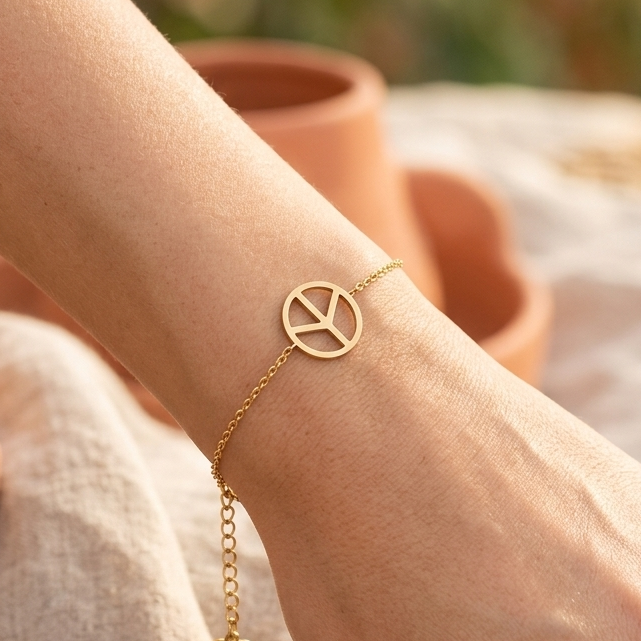 Bracelet Peace & Love