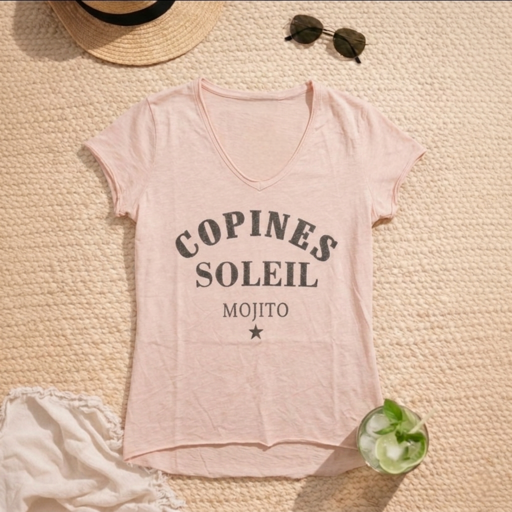 T-shirt "Copines soleil mojito"