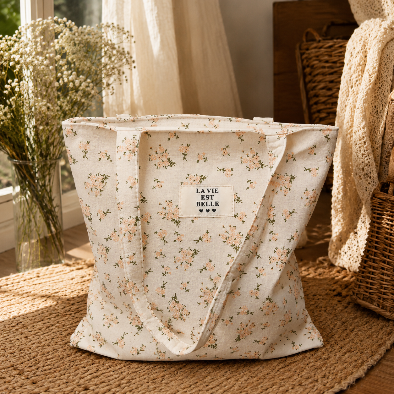 Tote bag ‘’La vie est belle’’