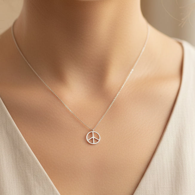 Collier Peace & love