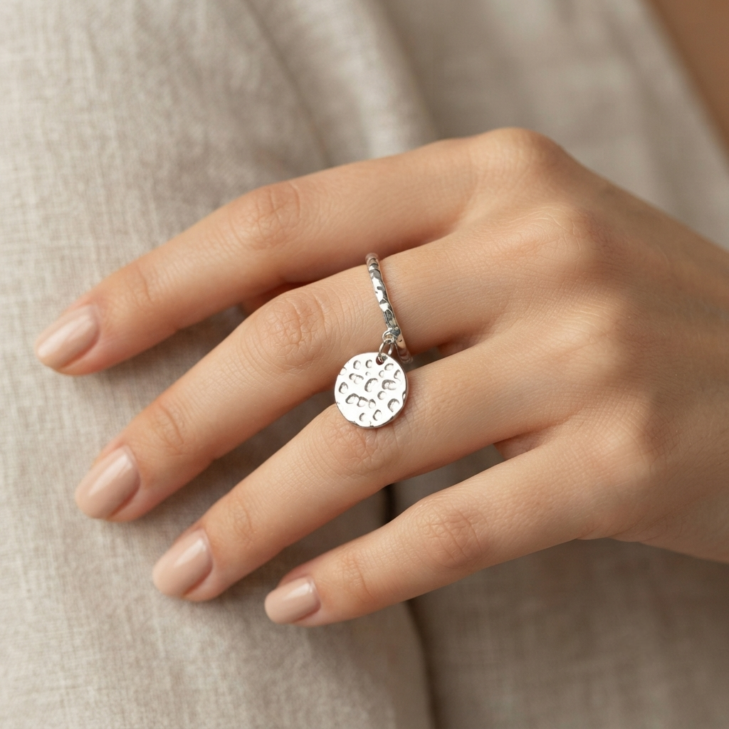Bague breloque Caline