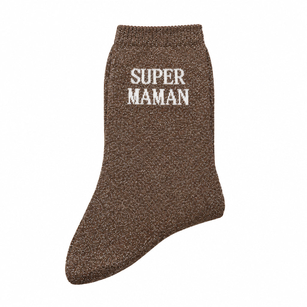 Chaussettes "Super maman"