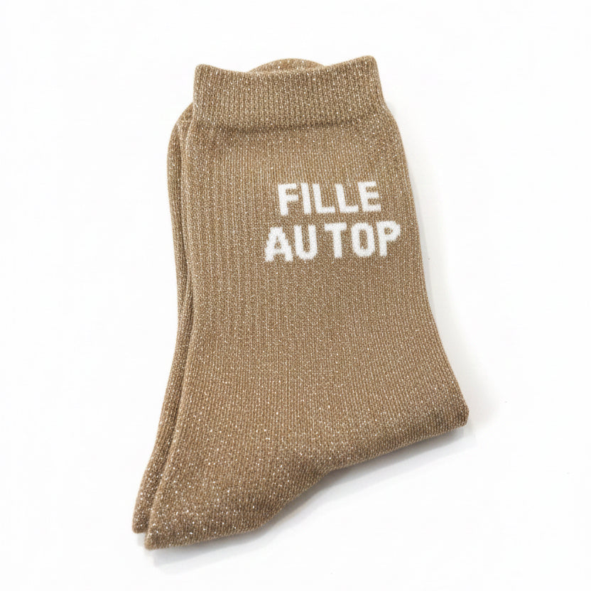 Chaussettes "Fille au top"