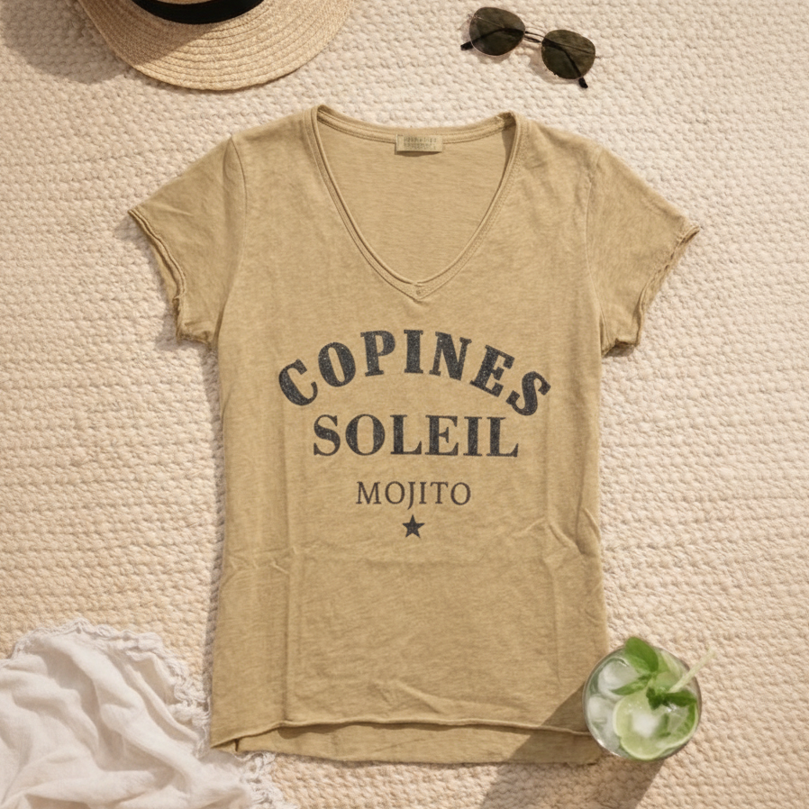 T-shirt "Copines soleil mojito"