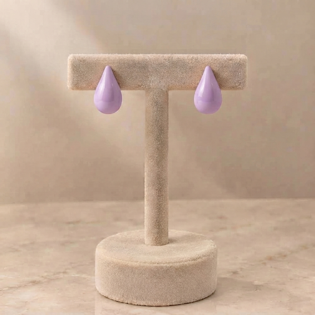 Boucles gouttes colorées