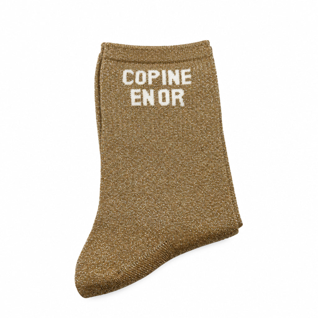Chaussettes "Copine en or"