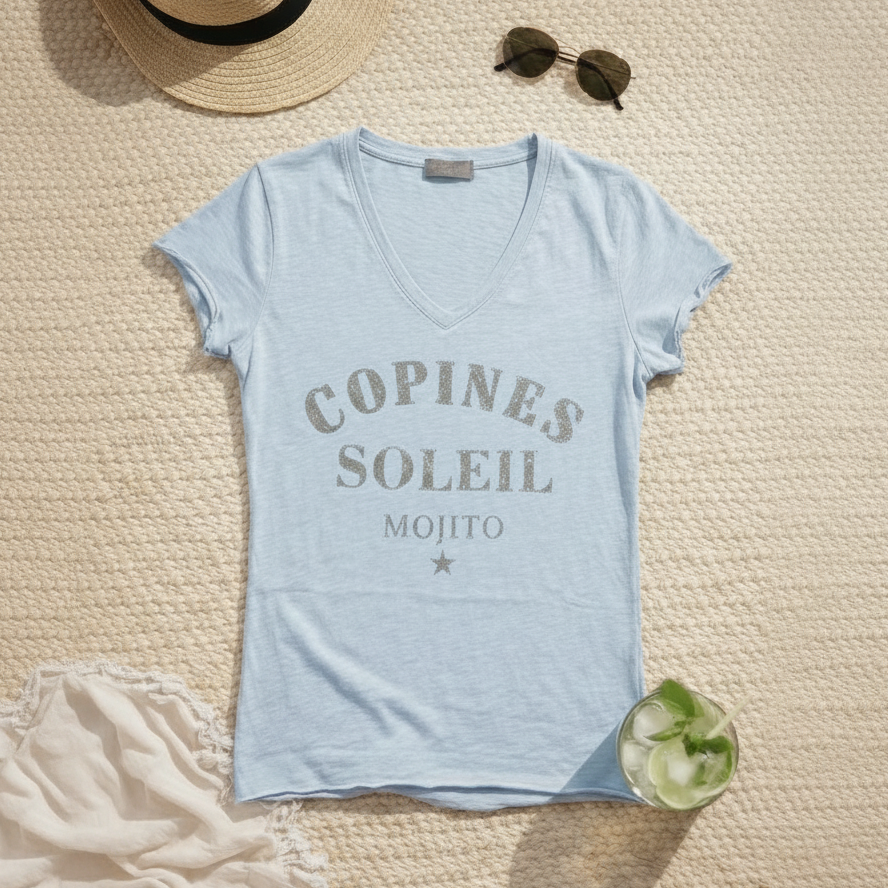 T-shirt "Copines soleil mojito"