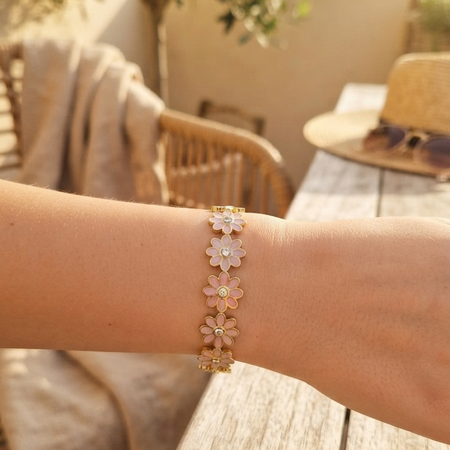 Bracelet jonc Marguerite