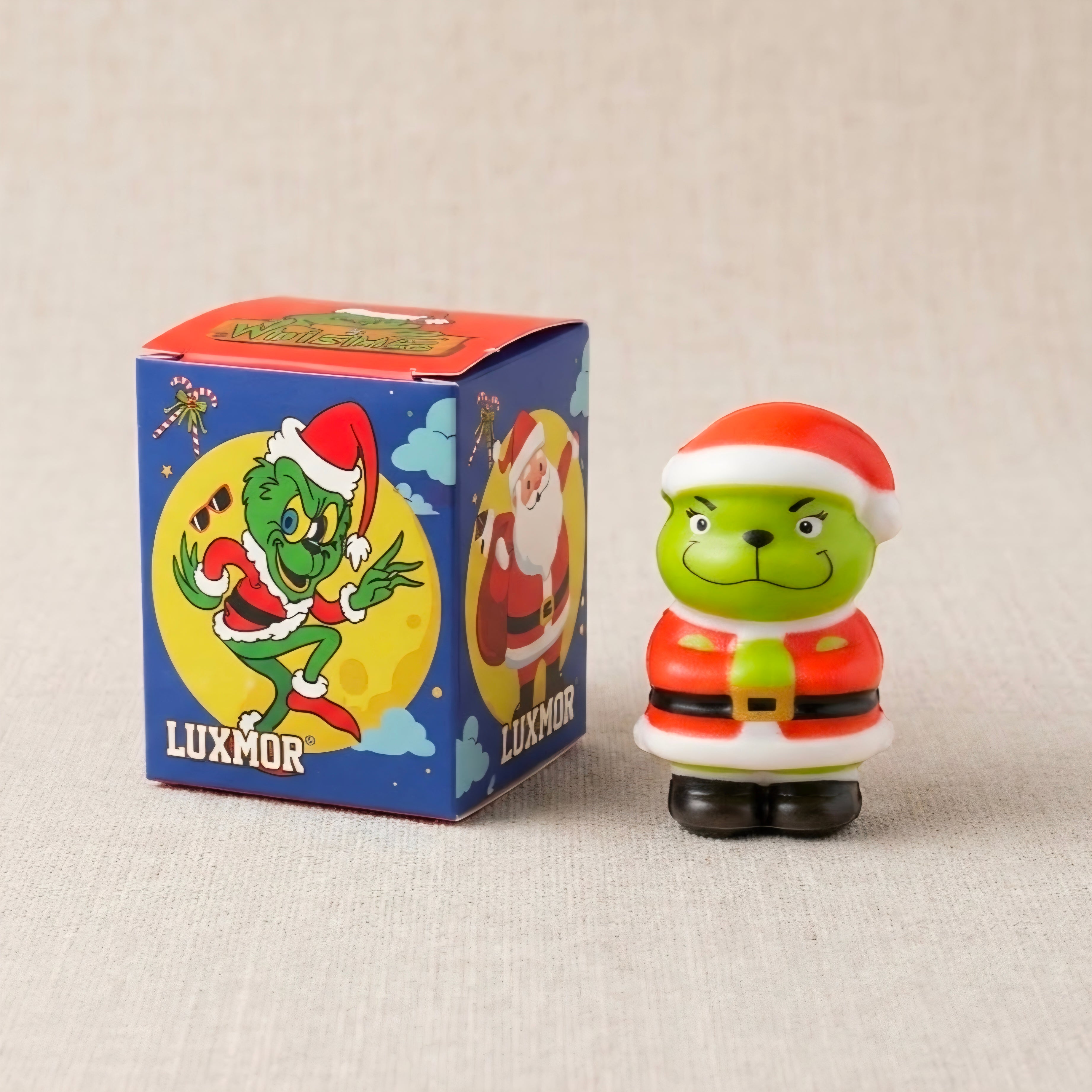 Squishy "Père Noël Grinch"