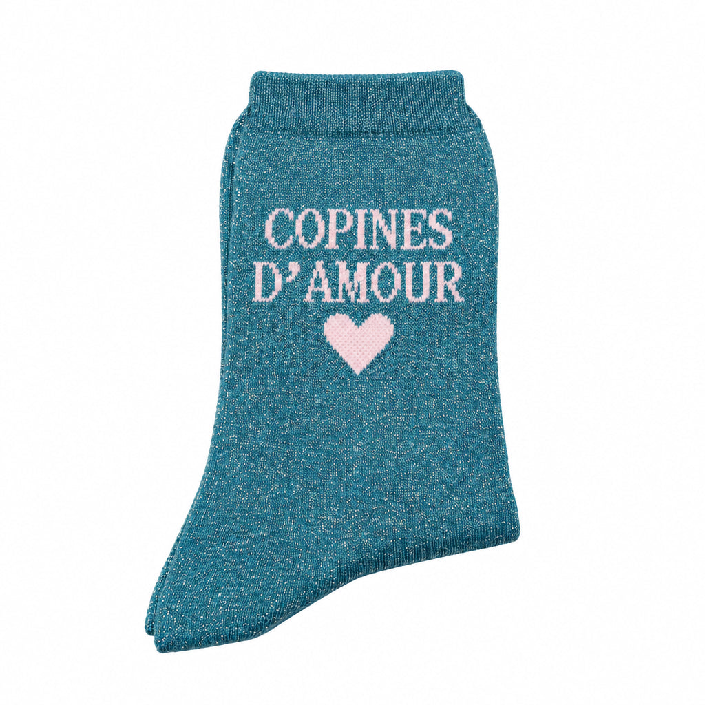 Chaussettes "Copines d'amour ♡"