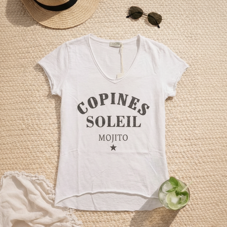T-shirt "Copines soleil mojito"