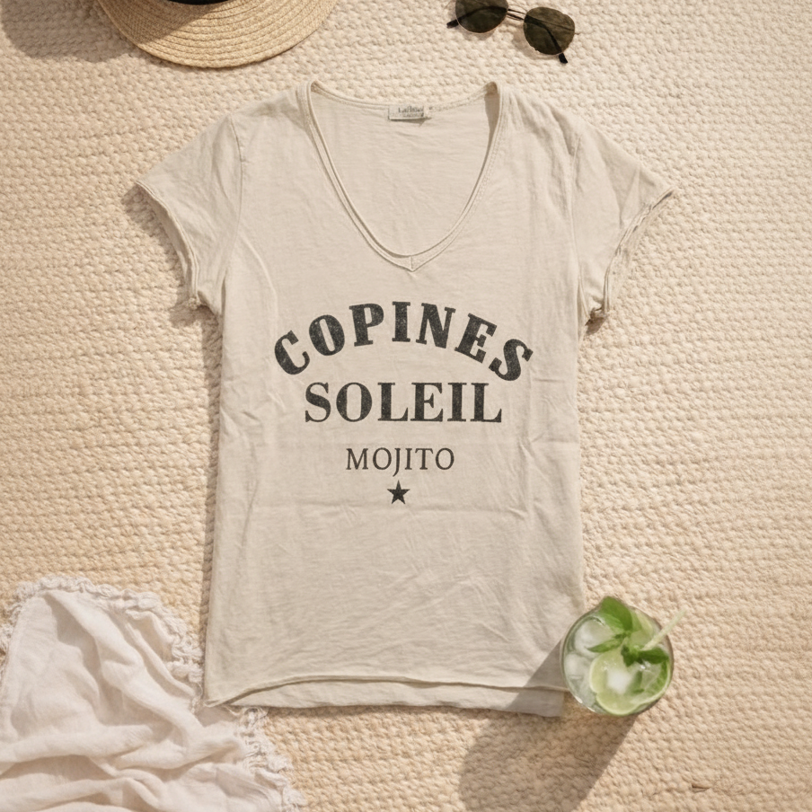 T-shirt "Copines soleil mojito"